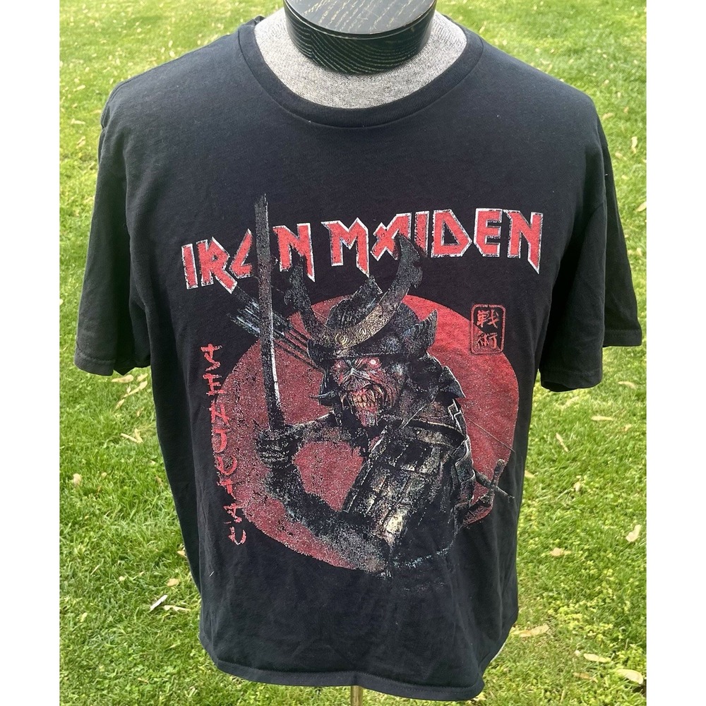 Iron Maiden Black T-Shirt, Senjutsu‎ Band Tee